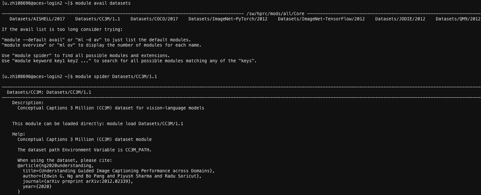 datasets-modules